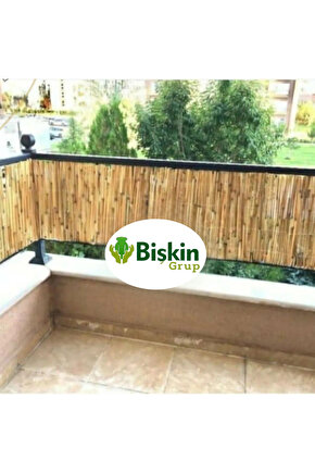 Natural 30CM X 500CM Bambu Kamış Hasır Çit Dekoratif Bahçe Balkon ve Duvar Çiti Reed Fence