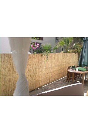 Bambu Çit Kamış Çit Rulo Gölgelik 2 Metre X 5 Metre