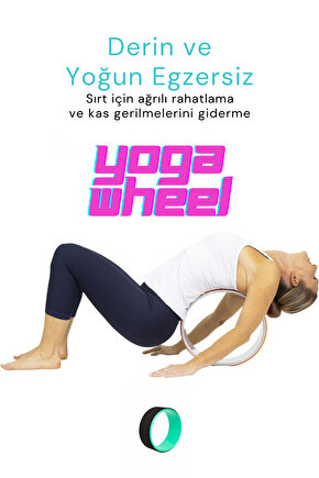 Pilates Ve Yoga Wheel Balance Kaymaz Yoga Çemberi Pilates Tekerleği Kaymaz