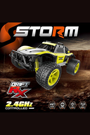 Oyuncak Rock Crawler Uzaktan Kumandalı Full Fonksiyon 2.4Ghz Şarjlı 1:20 Storm Drift Araba 20 Km Hız