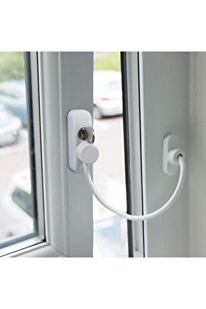 Kidmix Halatlı Emniyet Kilidi Beyaz