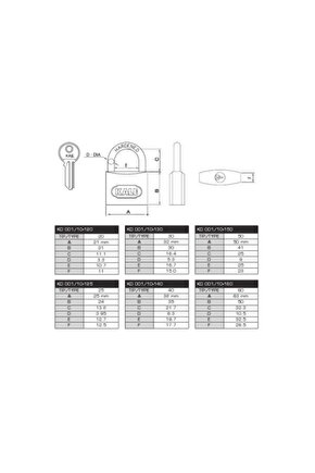 60 Mm Gri Döküm Asma Kilit