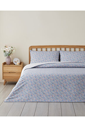 Bloss Mist Kolay Ütülenir Tek Kişilik Nevresim Seti 160x220 cm Lila