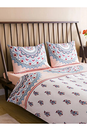 LCW HOME Karışık Desenli Pamuklu Çift Kişilik Nevresim Takımı 200x220