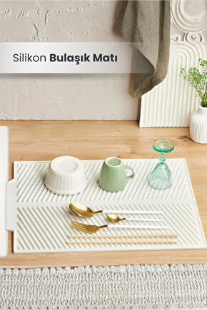Silikon Bulaşık Kurutma Matı Maxi Boy 44x33cm