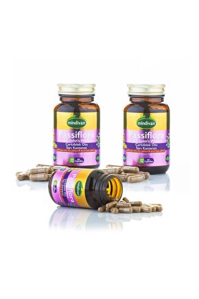 Çarkıfelek Otu - Kantaron Ekstreli Passiflora Kapsül x3 Adet