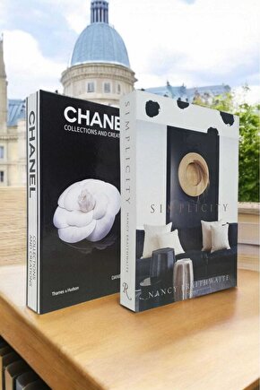 Dekoratif Kitap Görünümlü Kutu 2li Set Decorative Book Looking Box