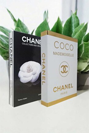 Dekoratif Kitap Görünümlü Kutu 2li Set Decorative Book Looking Box