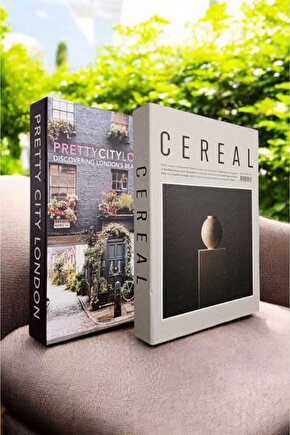 Dekoratif Kitap Görünümlü Kutu 2li Set Decorative Book Looking Box