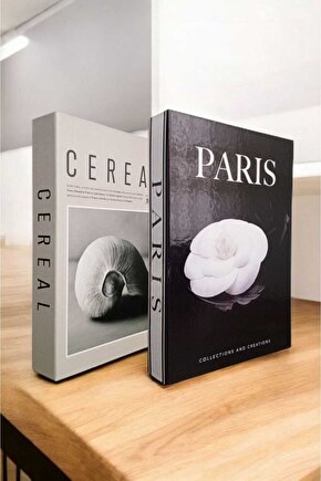 Dekoratif Kitap Görünümlü Kutu 2li Set Decorative Book Looking Box