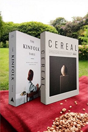 Dekoratif Kitap Görünümlü Kutu 2li Set Decorative Book Looking Box