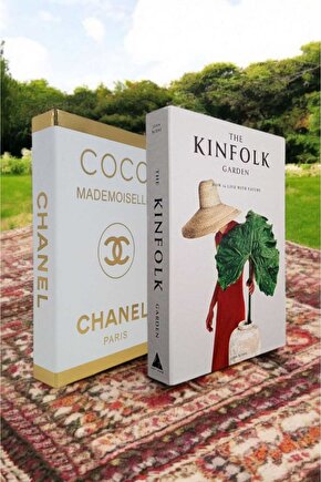 Dekoratif Kitap Görünümlü Kutu 2li Set Decorative Book Looking Box