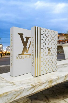 Dekoratif Kitap Görünümlü Kutu 2li Set Decorative Book Looking Box