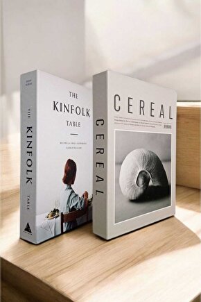 Dekoratif Kitap Görünümlü Kutu 2li Set Decorative Book Looking Box