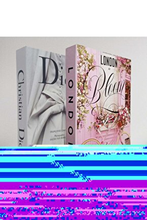 Dekoratif Kitap Görünümlü İçi Açılabilir Kutu 2 Adet