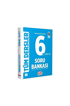 6. Sınıf VIP Tüm Dersler Soru Bankası  Kolektif  Editör Yayınevi  9786052806876