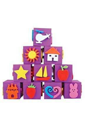 Sünger Baskı Eva Küp Sv03 - 12li Paket