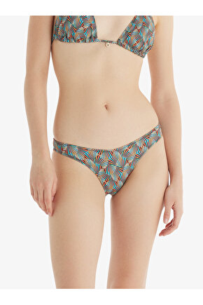 Kadın Brazilian Bikini Altı 10706 - Desenli