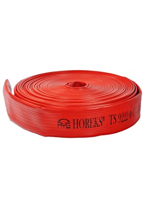 3 İÇİ DIŞI KAPLAMALI KIRMIZI 20 METRE YANGIN HORTUMU TS 9222 SERTİFİKALI