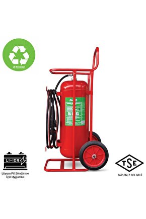 AYG 50 KG Bioversal Elektrikli Araçlar Ve Lityum-İyon Batarya (Pil, Akü) Yangın Söndürme Cihazı
