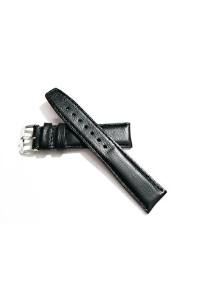 Her Saate Uygun Hakıiki Dana Derisi 20 mm Düz Saat Kordonu(268)