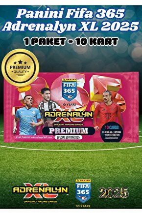 Panini Premium FIFA 365 Adrenalyn XL 2025 Oyuncu Kartı - Premium Futbolcu Kartları - 1 Paket