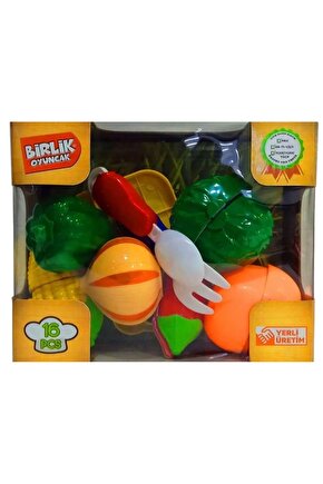 Urt007-kutu-1abc Kesilebilen Sebze - Meyve 16 Parça