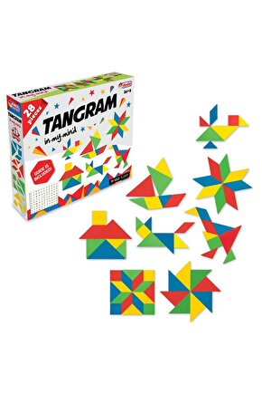 Tangram 28 Parça Kutulu - Yapı Oyuncak Oyuncaklar - Yapı Oyuncakları - Puzzle Oyuncak - Blok Oyuncak