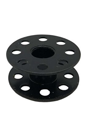 Düz Makine Metal Siyah Tırnaksız Masura  270010