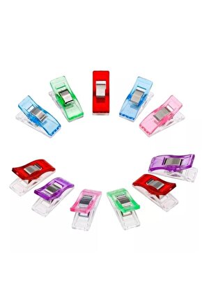 Plastik Kullanışlı Sağlam Mini Kumaş Kağıt Mandalı 100 Adetlik Fiyattır.