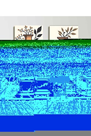 Matisse - Sanat - Soyut - Doğa - Ev - Yaşam ( 2 Li Çerçevesiz ) Poster - Afiş - Tablo NNHT147