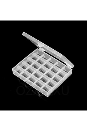 Singer Beko Zetina Janome Homemax Brother Bernina Dikiş Makiner Için 25 Adetlik Boş Masura Kutusu