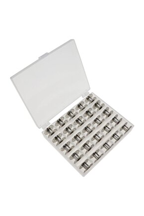 Ev Tipi Aile Dikiş Makinesi Metal Masura 1 Kutuda 25 Adet Metal Masura