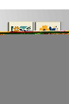 Matisse - Sanat - Soyut - Doğa - Ev - Yaşam ( 2 Li Çerçevesiz ) Poster - Afiş - Tablo NNHT260