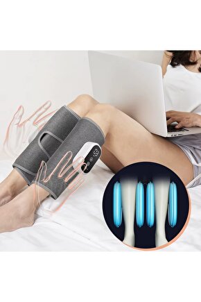 Kablosuz Hava Basınçlı Masaj Aleti 3 Mod+3 Seviye Şarjlı Bacak Baldır Kol Ayak Masaj Cihazı 2’li Set