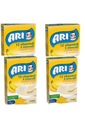 200 gr Sütlü - Muzlu 4 Adet