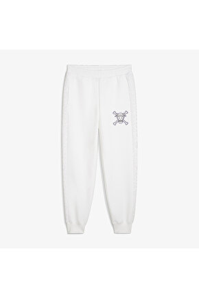 X One Piece T7 Erkek Beyaz Eşofman Altı