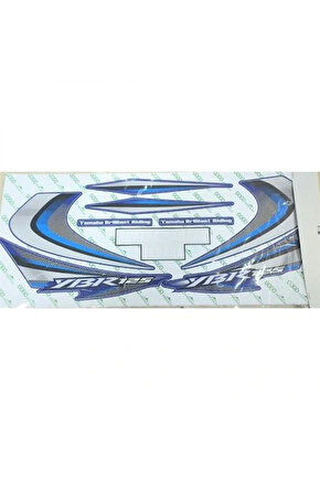 Yamaha Ybr 125 Etiket Takımı Mavi 2004-2008