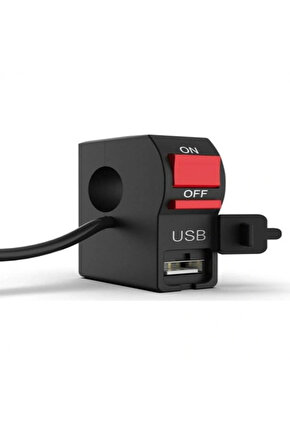 Motosiklet Sis Far Düğmesi Usb Çıkışlı
