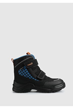 002022 Snow Max Gore-tex Siyah-mavi Çocuk Bot