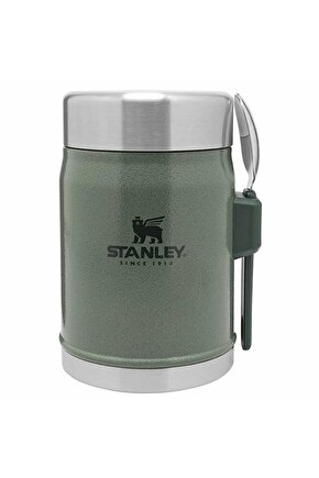 Classic Yemek Termosu Kaşıklı 400 ml Yeşil