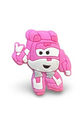 Pembe Crocs Tekli Terlik Süsü (1 adet) Jibbitz Charm