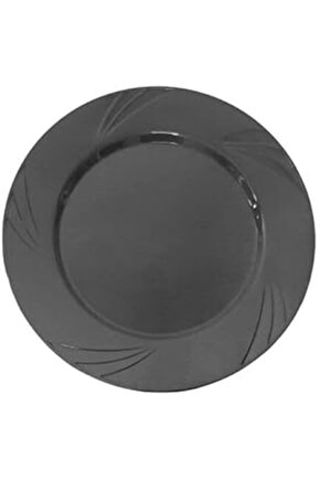 Benim Marifetlerim - Siyah Kristal Mika Tabak 6 Adet