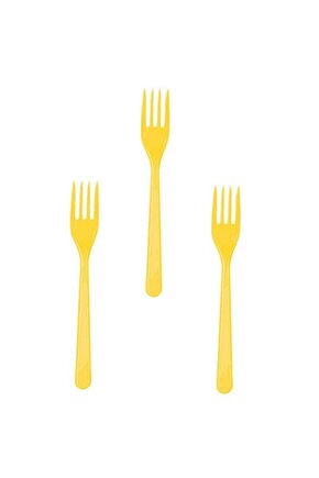 Renkli Kullan At Plastik çatal 24 adet