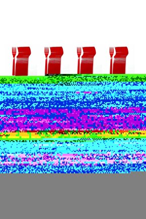Plastik Kırmızı Renkli Lüx Parti Doğum Günü Çatal - 18 Cm. - 25 Adetlik 10 Paket