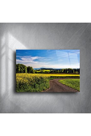 Doğa Manzaralı Cam Tablo