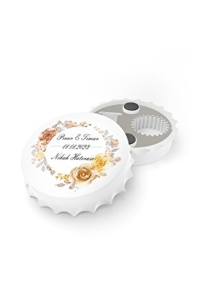 50 Adet Kapak Açacak Magnet Buzdolabı Süsü, Söz, Nişan, Kına, Nikah, Düğün Hatırası Promosyon 15