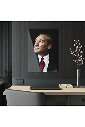 Atatürk Model 6 Cam Tablo Duvar Dekoru