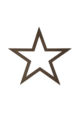 Yıldız Figürlü 3 Mm Ham Mdf Isimsiz Kasnak 30 Cm