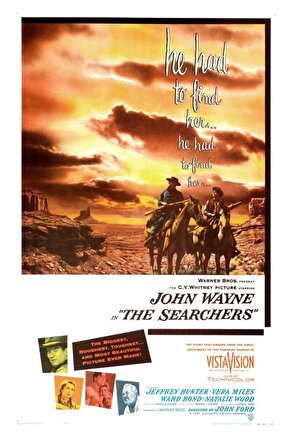 The Searchers (1956) 002 AFİŞ - POSTER